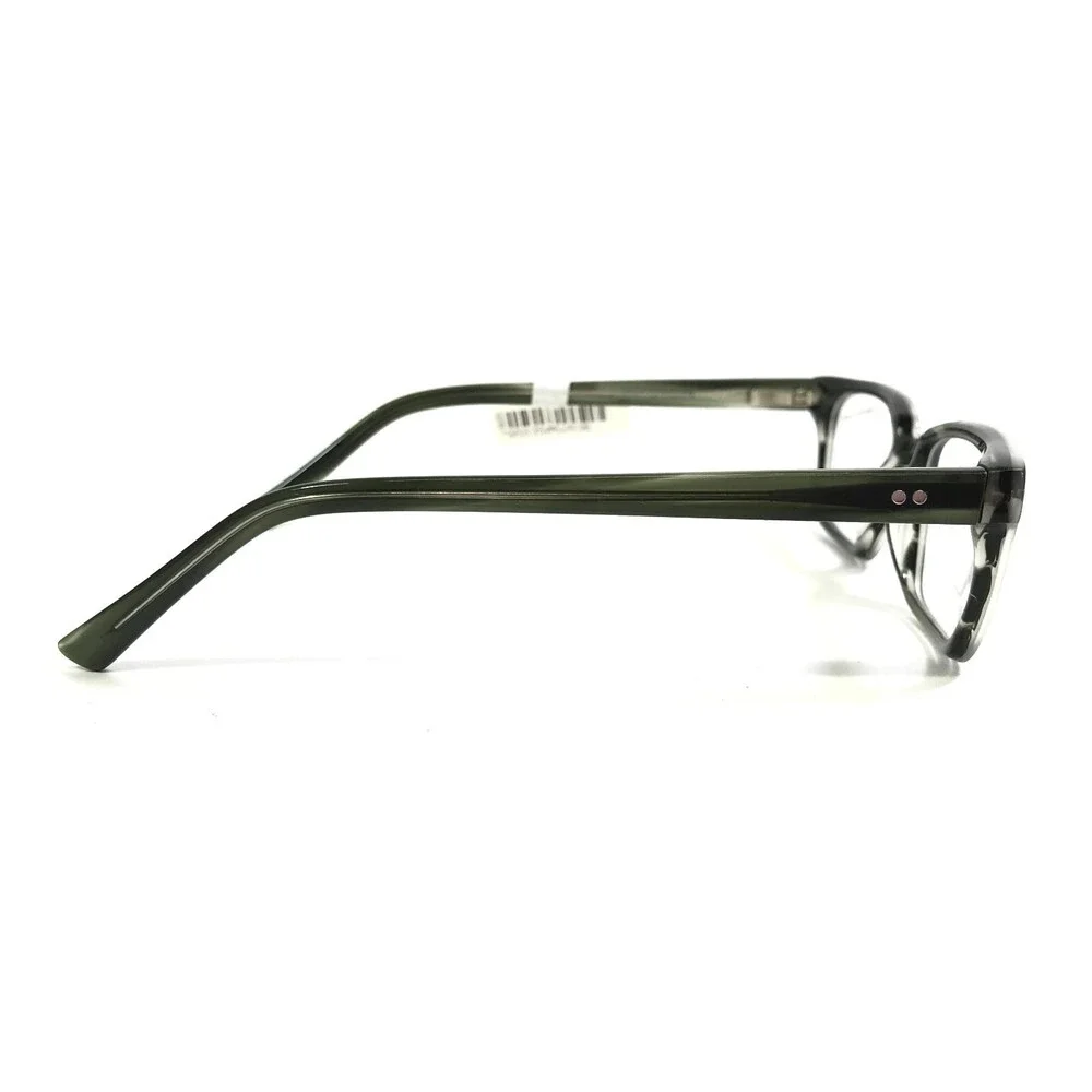 OGI Petite Eyeglasses Frames OK320/1820 Dark Grey Demi Horn Square 48-17-135